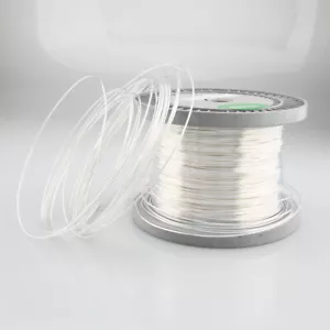 1meter 5N Solid Core Silver With PTFE HiFi Analogue Speaker Audio Cable Wire DIY - Picture 1 of 10