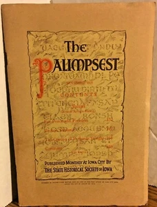 The Palimpsest Iowa History Quakerism In Iowa November 1935 - Picture 1 of 2