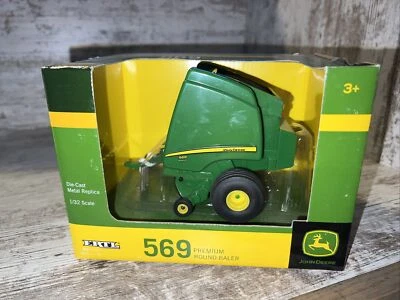1/32nd Scale JD 569 Premium Round Baler Die-Cast Ertl - Image 1 of 4