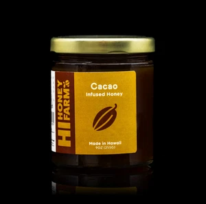 Hawaii Honey Farm - Cacao Infused Honey 9 oz. - Made in Hawaii - Picture 1 of 3