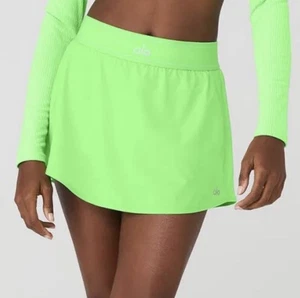Falda Tenis Alo Yoga Match Point Verde Brillo XXS - Imagen 1 de 6
