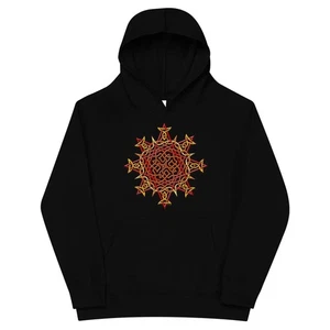 Morning Star Fire - Fire Colour - Kids Fleece Hoodie - Picture 1 of 22