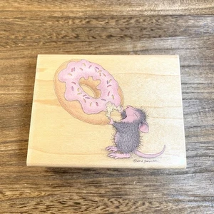 Stampabilities House Mouse Donut Forget The Sprinkles HMJR1108 New Unused - Picture 1 of 4
