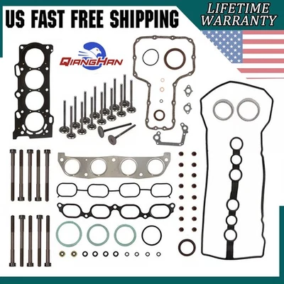 For Toyota Corolla Matrix Celica 1.8L Head Gasket Set Engine Kit 1ZZFE 1998-2008 Foto 1 de 4