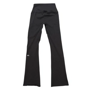 Pantalones Alo para mujer XS negros tiro alto acampanados ranura gimnasio ropa deportiva atlética - Imagen 1 de 14