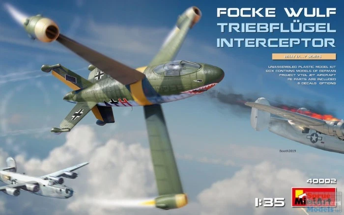 MiniArt 40002 Focke Wulf Triebflugel Interceptor 1944 Scale 1/35