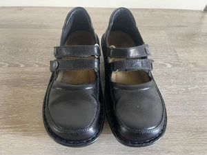 Naot Damenschuhe 37 schwarz Leder doppelter verstellbarer Riemen Mary Jane Komfort US - Bild 1 von 11