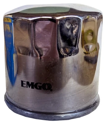Хромированный масляный фильтр Emgo подходит для Honda 1988 Magna 750 VF750C 1982-83 V45 Magna VF750C - Изображение 1 из 2