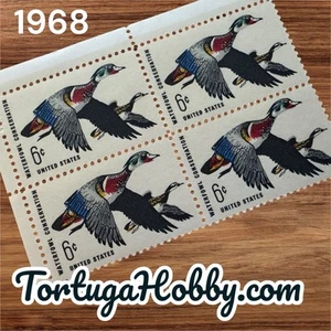 1968 - Colección de 4 estampillas Waterfowl Conservation - Imagen 1 de 2