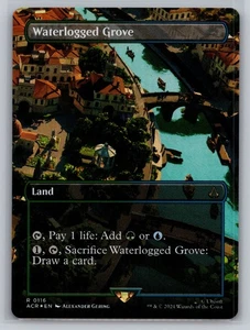 Waterlogged Grove Foil (Borderless) R Universes Beyond: Assassin's Creed 116 NM - Picture 1 of 2