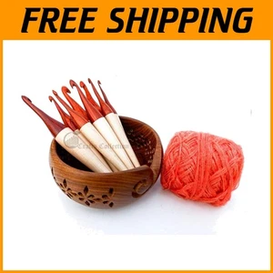 Comodo set uncinetto in legno con 11 misure - accessorio ideale per maglieria - Foto 1 di 9