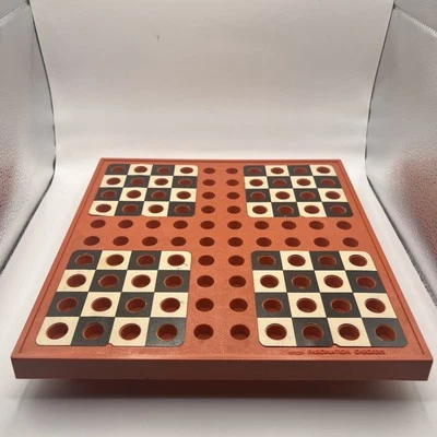 1962 Remco Fascination Checkers Board Game Replacement Part Pawns Pieces - Image 1 of 4