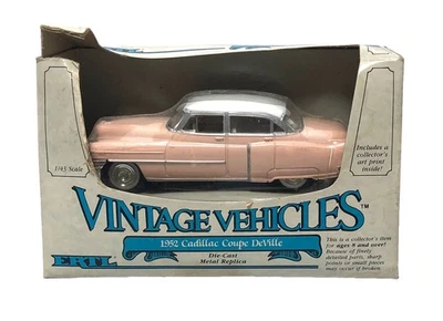 ERTL Vintage Vehicles 1952 Cadillac Coupe DeVille Pink 1:43 Scale NIB - Image 1 of 4