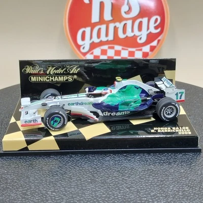 MINICHAMPS 1/43 Honda RA108 Rubens Barrichello #17 2008 400080017 - Image 1 of 4