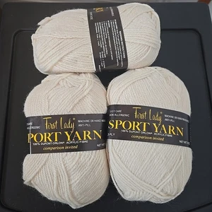 First Lady Sport Dupont Orlon Acrylic Fibre Comparison Invited NEW Lot Of 3 - Picture 1 of 4