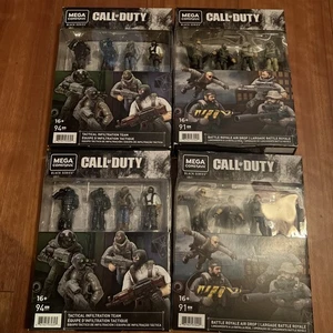 Mega Construx Call Of Duty Black Series Lot Of 4 - Picture 1 of 6