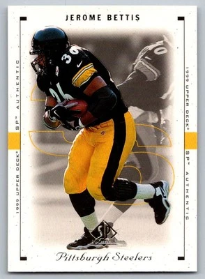 1999 SP Authentic Jerome Bettis Pittsburgh Steelers #68 - Image 1 of 2
