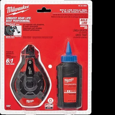 Carrete de línea de tiza Milwaukee Tool 48-22-3982, trenzado, 100 pies L Foto 1 de 3