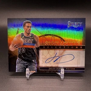 2024-25 Panini Select Jalen Duren Signature Selections Auto Holo Pistons SS-JDR - Picture 1 of 2
