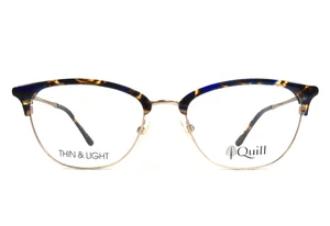 Quill Eyeglasses Frames GOLDFINCH LILAC Brown Blue Tortoise Gold 52-18-140 - Picture 1 of 11