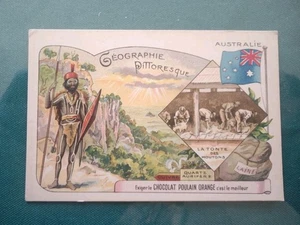 CHROMO CHOCOLAT POULAIN GEOGRAPHIE PITTORESQUE  - AUSTRALIE . - Imagen 1 de 2