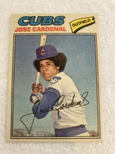 1977 Topps Cloth Sticker Jose Cardinal FREE SHIPPING - Picture 1 of 2