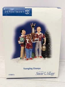 DEPT 56 Snow Village YUENGLING CHAMPS Bowling Figur #799973 Brewery Tavern - Bild 1 von 8