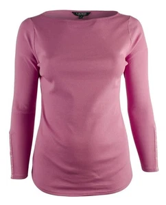 Customer Return Lauren Ralph Lauren Women's Plus Size Boatneck Jersey Top-H-1X - Picture 1 of 4