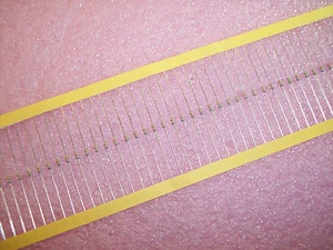 QTY (100) 68K Ohm 1/8W 5% MINIATURE CARBON FILM RESISTORS CF12T-68K-5% GL - Picture 1 of 2