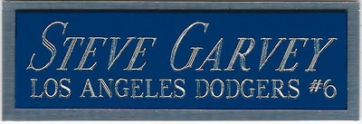 MAURY WILLS DODGERS NAMEPLATE FOR AUTOGRAPHED Signed Baseball Display CUBE CASE - Image 1 of 3