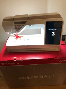 Husqvarna Viking Designer Epic 3 sewing and embroidery machine - Picture 1 of 9