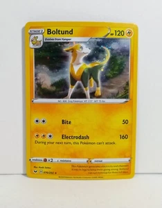 Boltund Pokemon TCG SWSH01 Sword & Shield Base Card 076/202 2020 Holo Rare - Picture 1 of 3