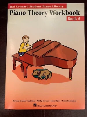 New! Hal Leonard Student Piano Library Piano Theory Workbook Book 5  - Image 1 of 4