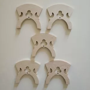 5x Viol Viola da Gamba Tenor Viola Baroque Style Bridge Foot width 80mm - Picture 1 of 4