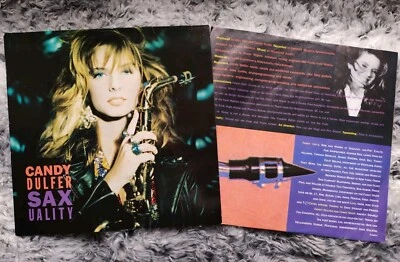 CANDY DULFER Saxuality LP UK 1990 FIRST PRESSING Jazzdance MILES DAVIS - Image 1 of 4
