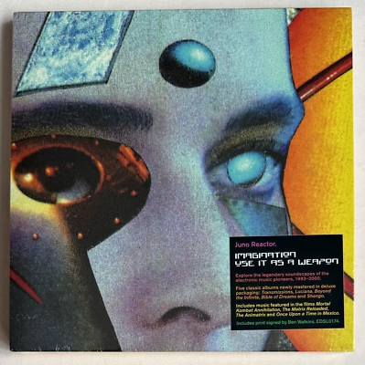 JUNO REACTOR * IMAGINATION, USE IT AS A WEAPON * DELUXE LIMITED SIGNED 5CD SET - Image 1 of 4