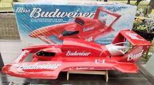 2002 Vintage 1/12 Miss Budweiser Hydroplane Nitro Rc Boat Box Paperwork & Extras
