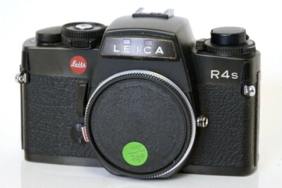 Leica R4S Solo Cuerpo Negro Con Tapa Original Exposímetro No Funcionante - Imagen 1 de 4