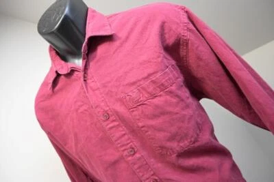 Vintage Guess Georges Marciano Dress Shirt Dark Red Long Sleeve Mens Size Large - Image 1 of 4