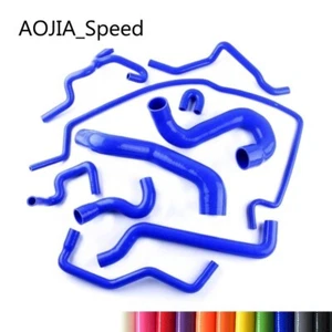Blue For SAAB 9-5 2.0T 2002-2007 Turbo Radiator Silicone Coolant Hose Kit 10PCS - Bild 1 von 4