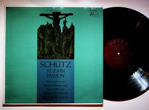 1965 Schutz St John Passion Stemann Stuttgart Choral Society Vinyl LP Record VG+ - Picture 1 of 4
