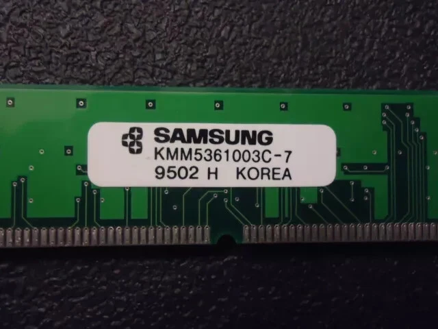 Lot of 10 Samsung KMM5361003C-7 8MB 2x4MB FPM Original - Image 1 of 1