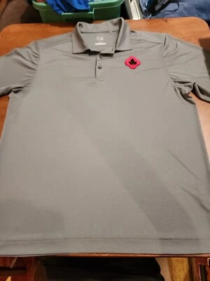 Cutter & Buck CB DryTec 50+ Chest Patch (43rd Infantry) XL GRAY POLO EUC. VB2 - Image 1 of 4