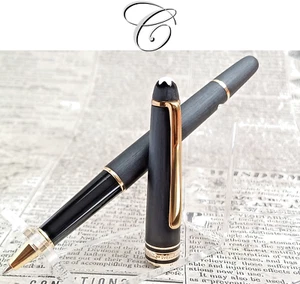 Montblanc Meisterstück Classique Modell 163 Rollerball - Mattierte Schieferoptik - Bild 1 von 10