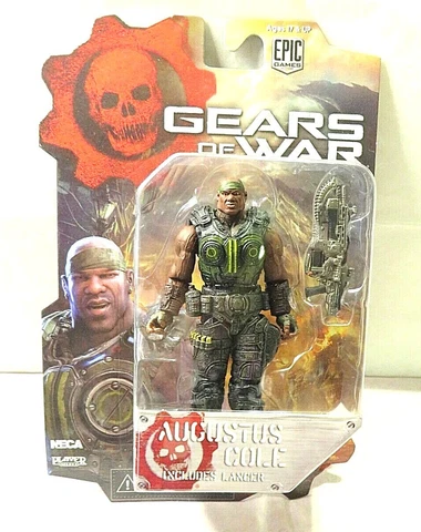 NECA Toys Gears Of War 3 Augustus Cole Series 2 Player Select 3" 3/4 Figure Cover