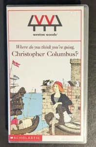 Where Do You Think You're Going Christopher Columbus VHS 1991 Weston Woods - Foto 1 di 8