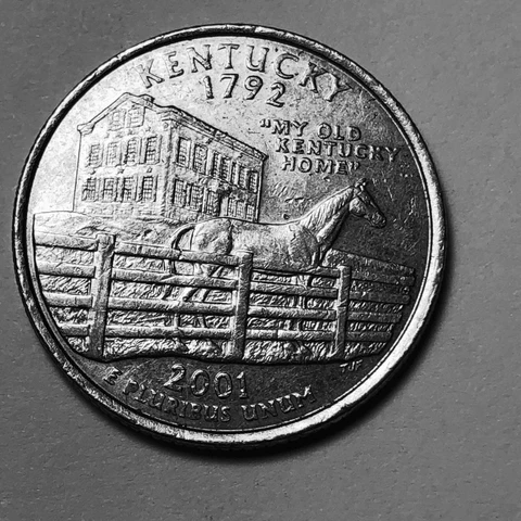 2001 D Kentucky Statehood quarter Cover