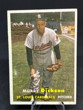 1957 Topps Baseball Card Murray Dickson #71 Ex Range KB