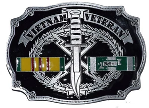 VIETNAM VETERAN - Cast Belt Buckle - Picture 1 of 1