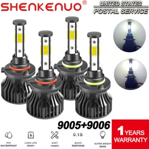 For Honda Accord 1997-2015 4p Combo 9005+9006 LED Headlight High Low Beam Bulbs - Imagen 1 de 12